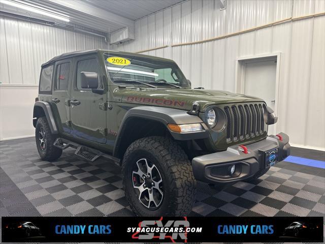 used 2021 Jeep Wrangler Unlimited car, priced at $39,425