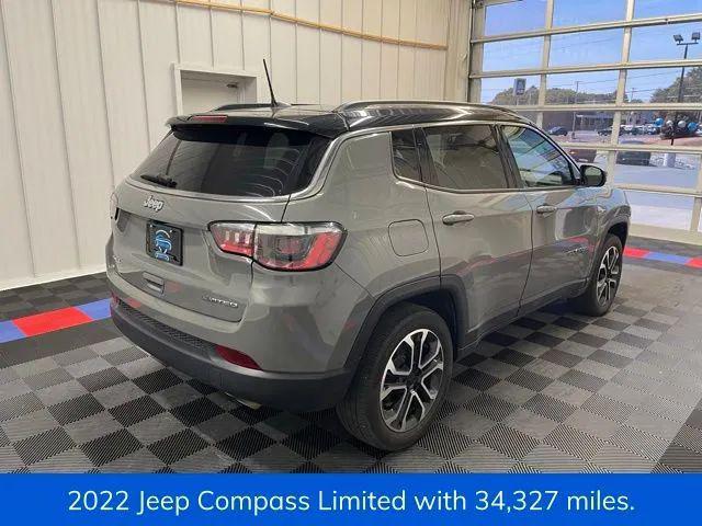 used 2022 Jeep Compass car, priced at $23,995