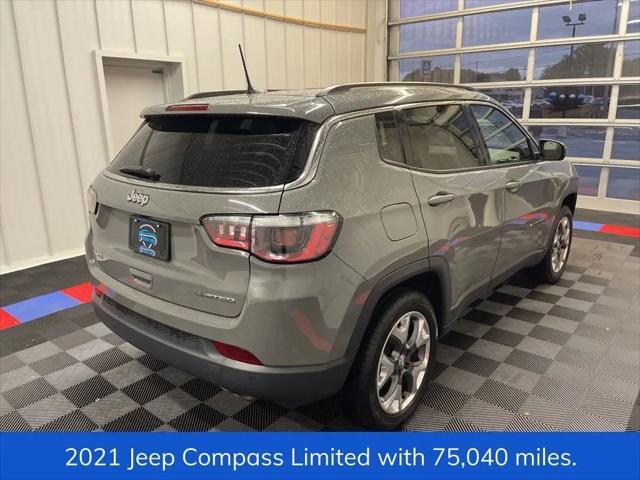 used 2021 Jeep Compass car, priced at $19,444