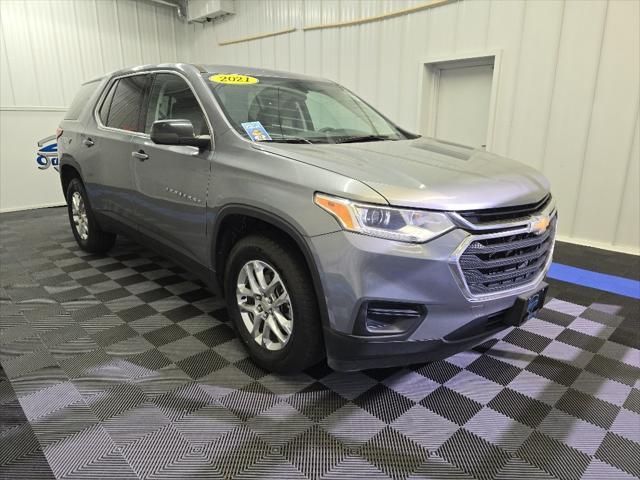 used 2021 Chevrolet Traverse car, priced at $24,494