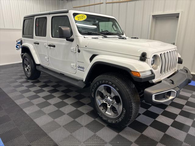 used 2020 Jeep Wrangler Unlimited car, priced at $34,555