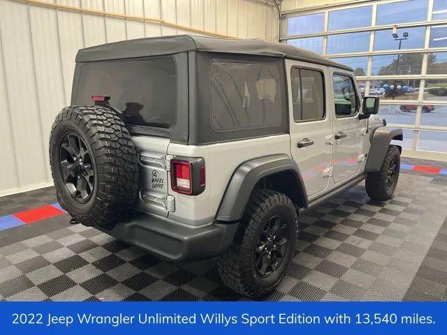 used 2022 Jeep Wrangler Unlimited car, priced at $34,695