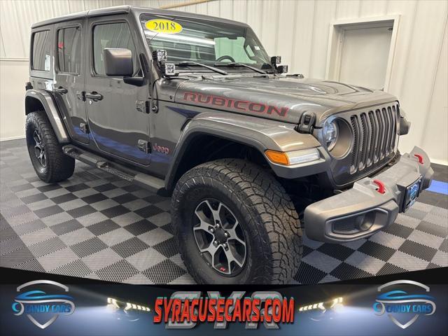 used 2018 Jeep Wrangler Unlimited car, priced at $31,425