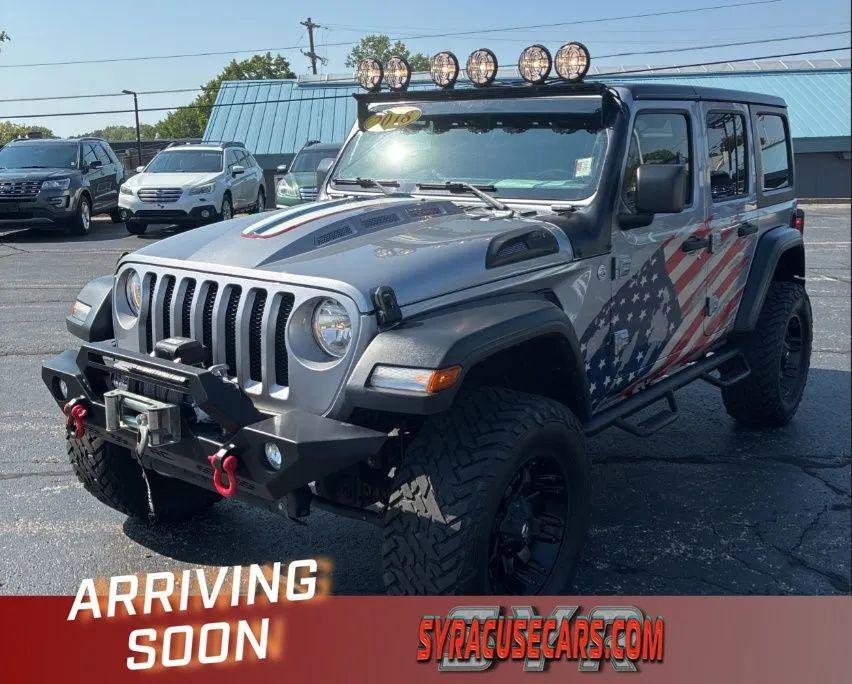 used 2018 Jeep Wrangler Unlimited car, priced at $23,900