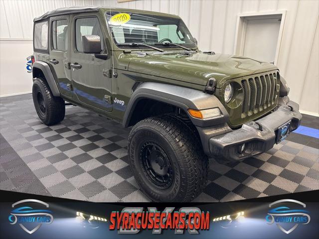 used 2020 Jeep Wrangler Unlimited car, priced at $27,650