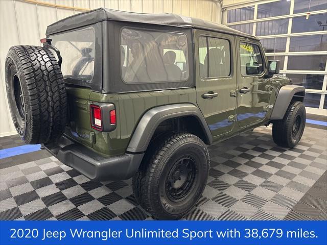 used 2020 Jeep Wrangler Unlimited car, priced at $27,650