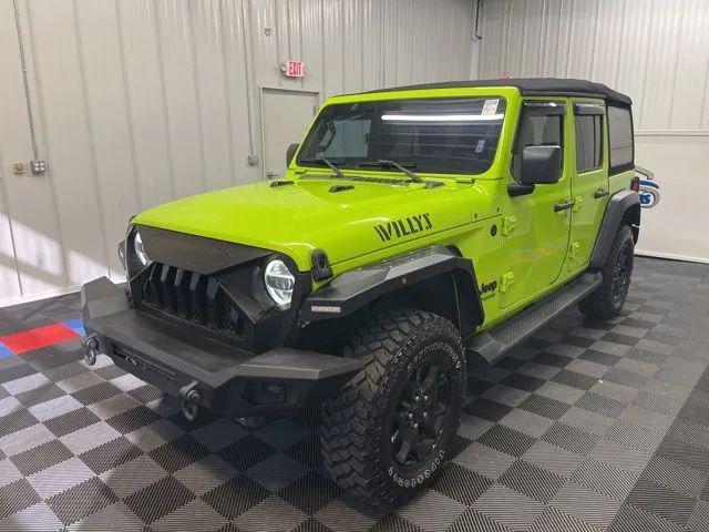 used 2021 Jeep Wrangler car, priced at $30,595