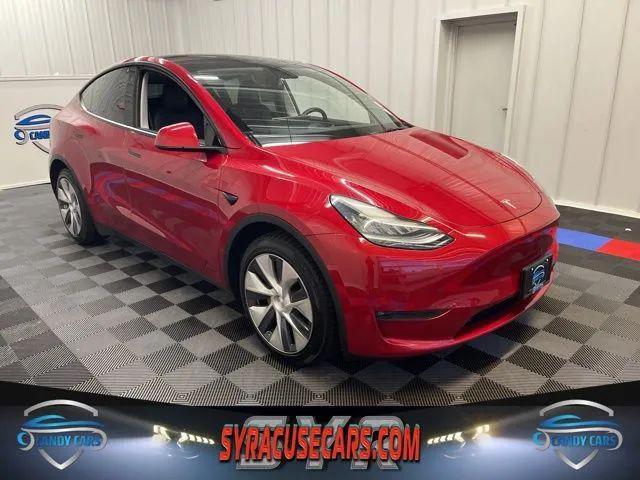 used 2021 Tesla Model Y car, priced at $25,555