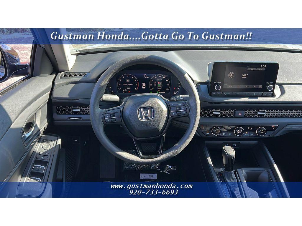 new 2025 Honda Accord car, priced at $30,630