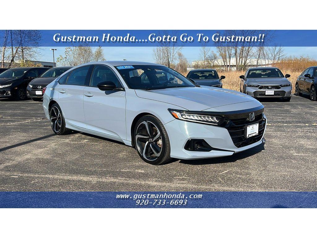 used 2021 Honda Accord car, priced at $23,998