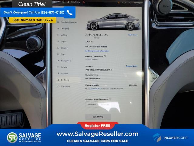 used 2013 Tesla Model S car, priced at $6,100