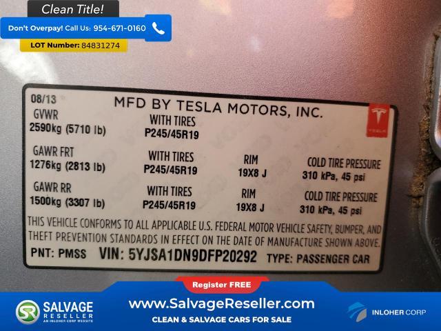 used 2013 Tesla Model S car, priced at $6,100