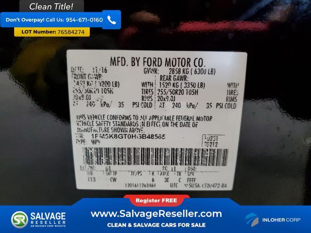 used 2017 Ford Explorer car, priced at $4,200