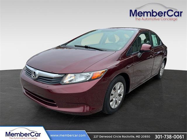 used 2012 Honda Civic car, priced at $10,981