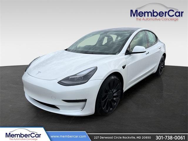 used 2023 Tesla Model 3 car, priced at $39,981