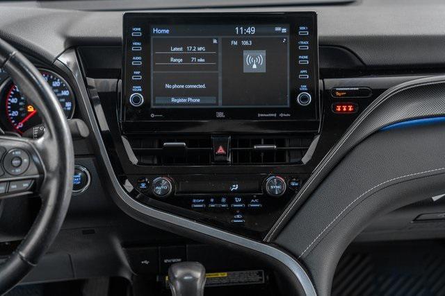 used 2021 Toyota Camry car, priced at $28,500