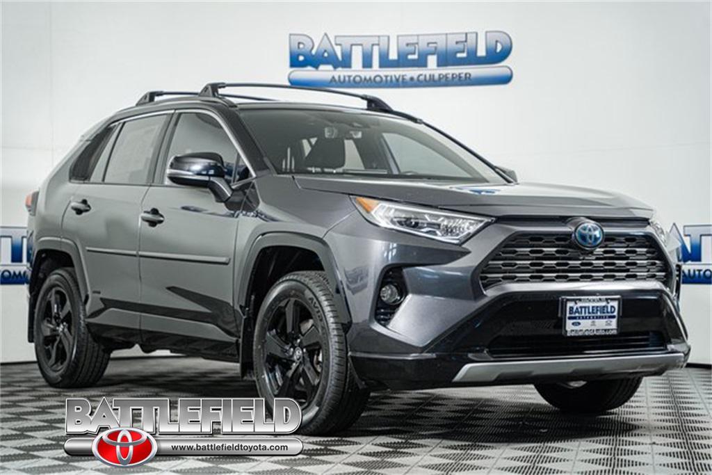 used 2019 Toyota RAV4 Hybrid car, priced at $21,500