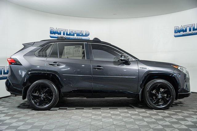 used 2019 Toyota RAV4 Hybrid car, priced at $21,500