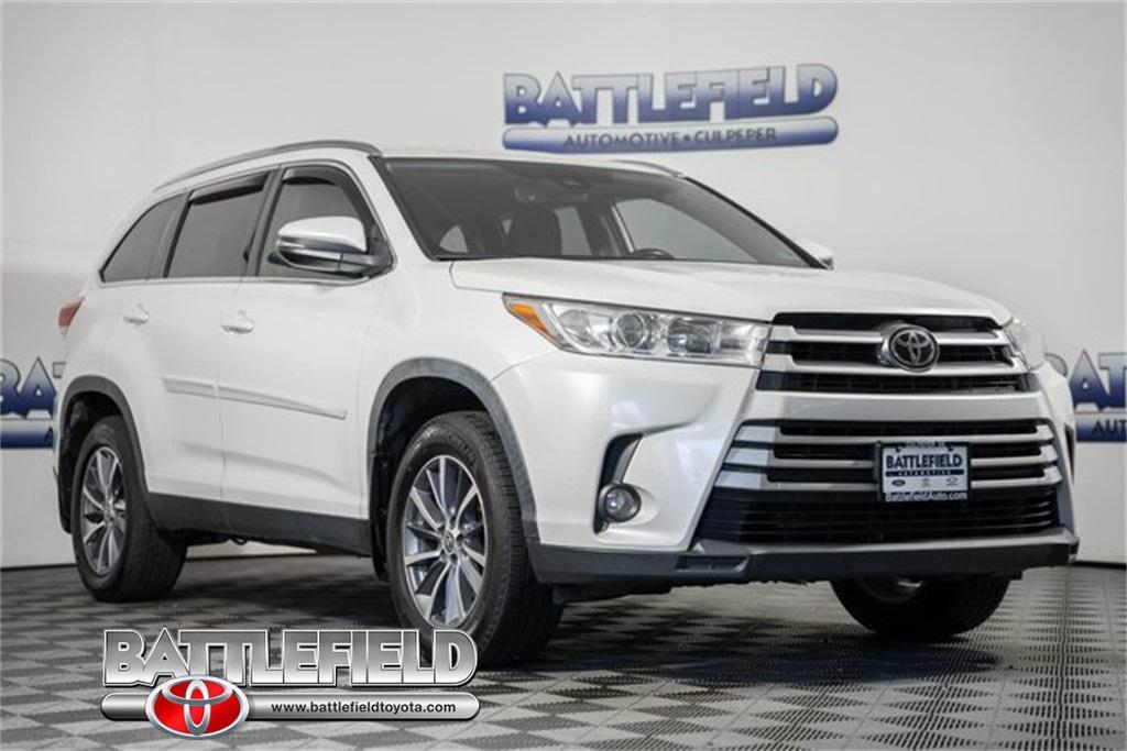 used 2019 Toyota Highlander car, priced at $16,997