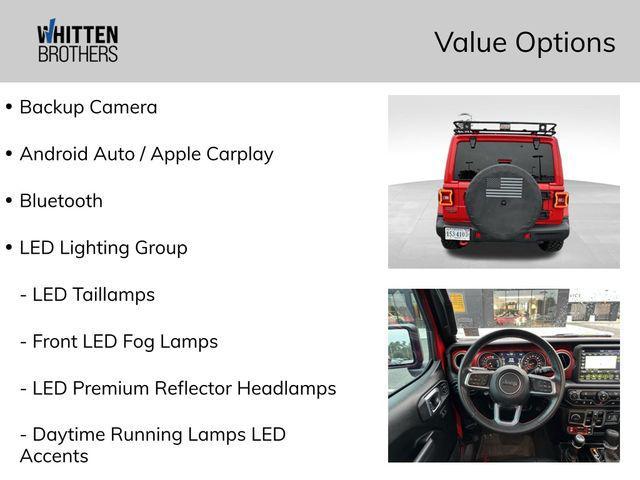 used 2022 Jeep Wrangler Unlimited car, priced at $38,000