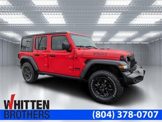 used 2020 Jeep Wrangler Unlimited car, priced at $33,490