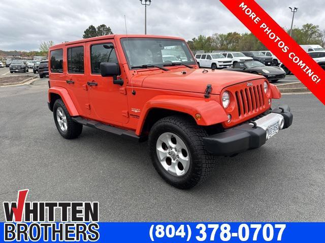 used 2015 Jeep Wrangler Unlimited car, priced at $25,490