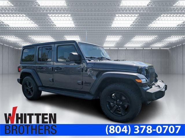 used 2021 Jeep Wrangler Unlimited car, priced at $36,190
