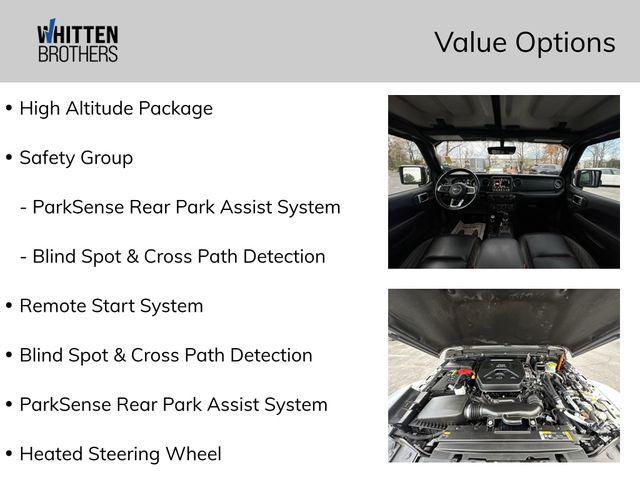 used 2022 Jeep Wrangler Unlimited 4xe car, priced at $32,790