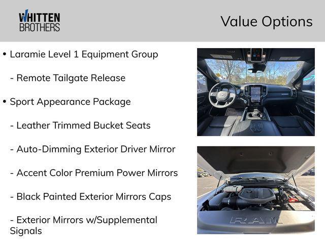 used 2025 Ram 1500 car, priced at $48,490