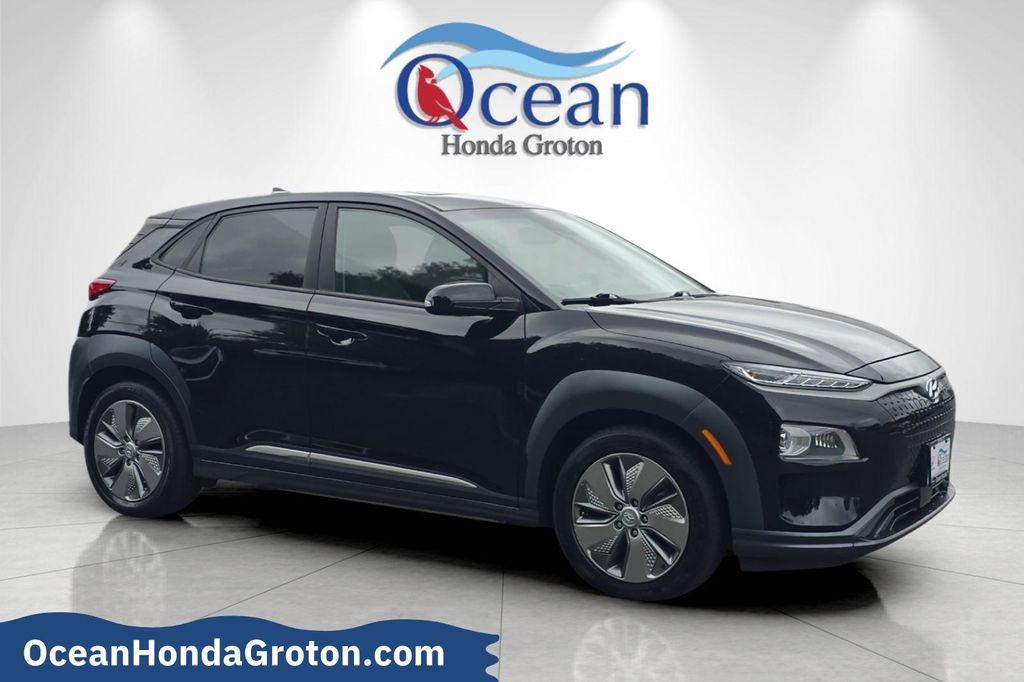 used 2021 Hyundai Kona EV car, priced at $17,288