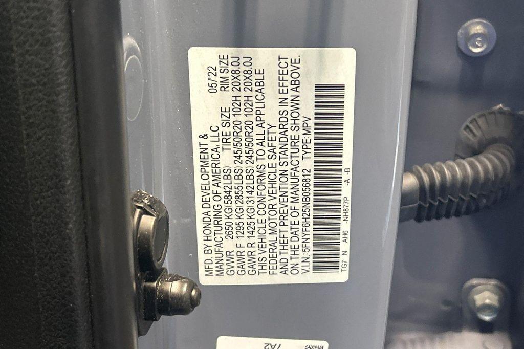 used 2022 Honda Pilot car, priced at $31,089