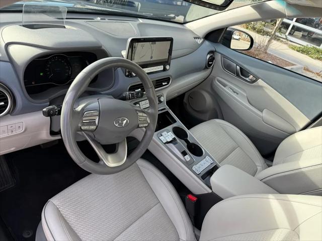 used 2021 Hyundai Kona EV car, priced at $22,450