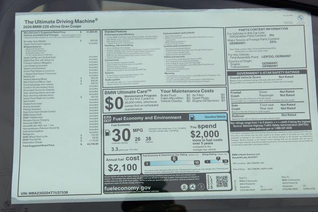 new 2026 BMW 228 Gran Coupe car, priced at $42,380