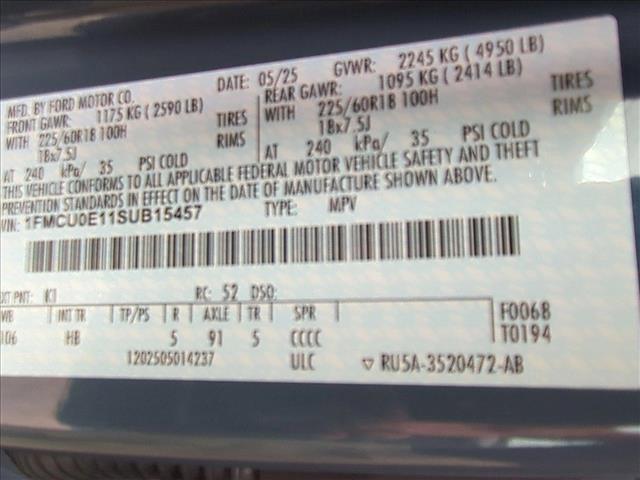 new 2025 Ford Escape PHEV car, priced at $32,991