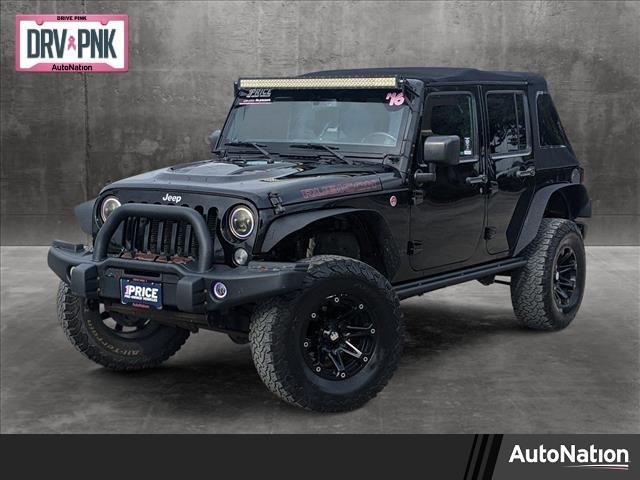 used 2016 Jeep Wrangler Unlimited car, priced at $25,598