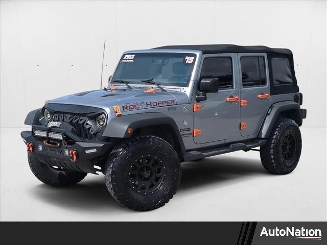 used 2015 Jeep Wrangler Unlimited car, priced at $12,999