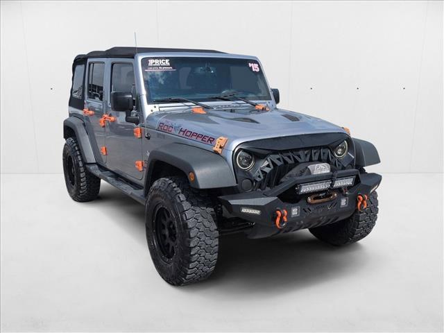 used 2015 Jeep Wrangler Unlimited car, priced at $12,999