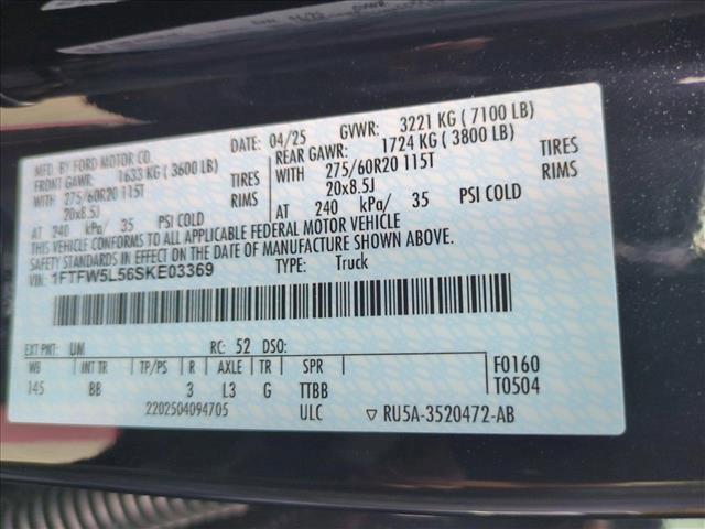 new 2025 Ford F-150 car, priced at $62,059