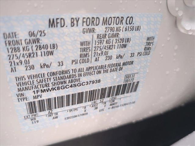 new 2025 Ford Explorer car, priced at $55,849