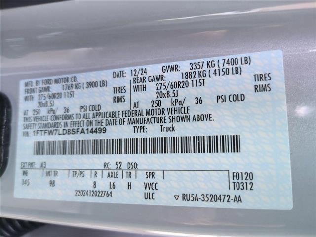 new 2025 Ford F-150 car, priced at $72,995