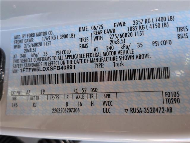 new 2025 Ford F-150 car, priced at $71,107