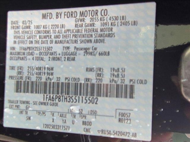 new 2025 Ford Mustang car, priced at $36,994
