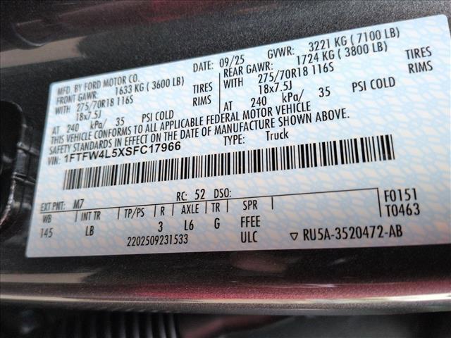 new 2025 Ford F-150 car, priced at $66,864