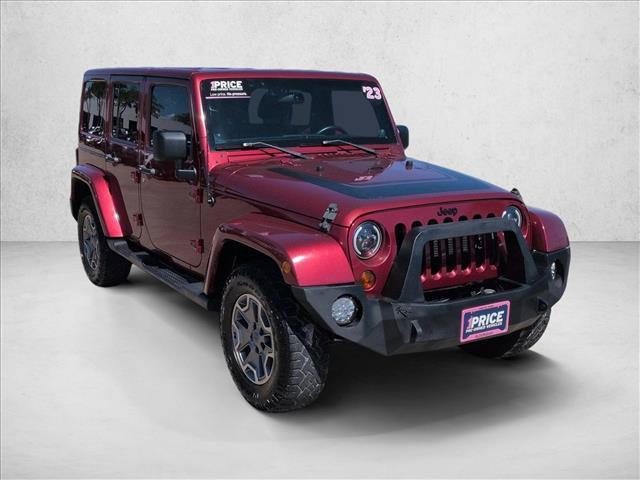 used 2012 Jeep Wrangler Unlimited car, priced at $15,450