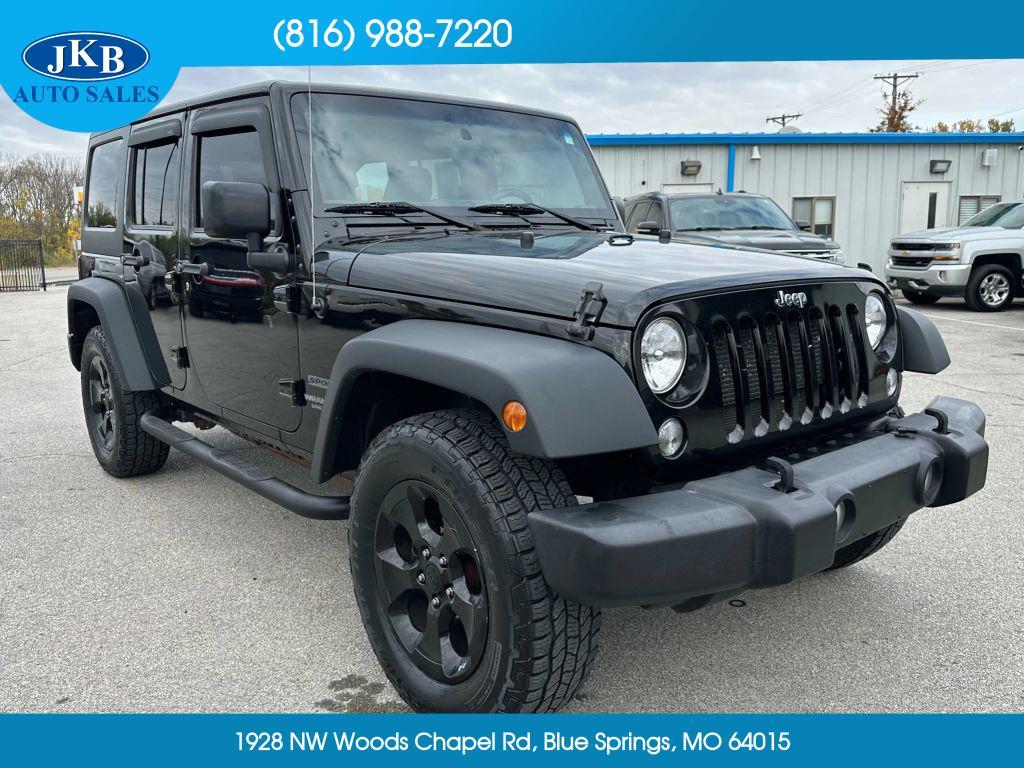 used 2016 Jeep Wrangler Unlimited car, priced at $18,692