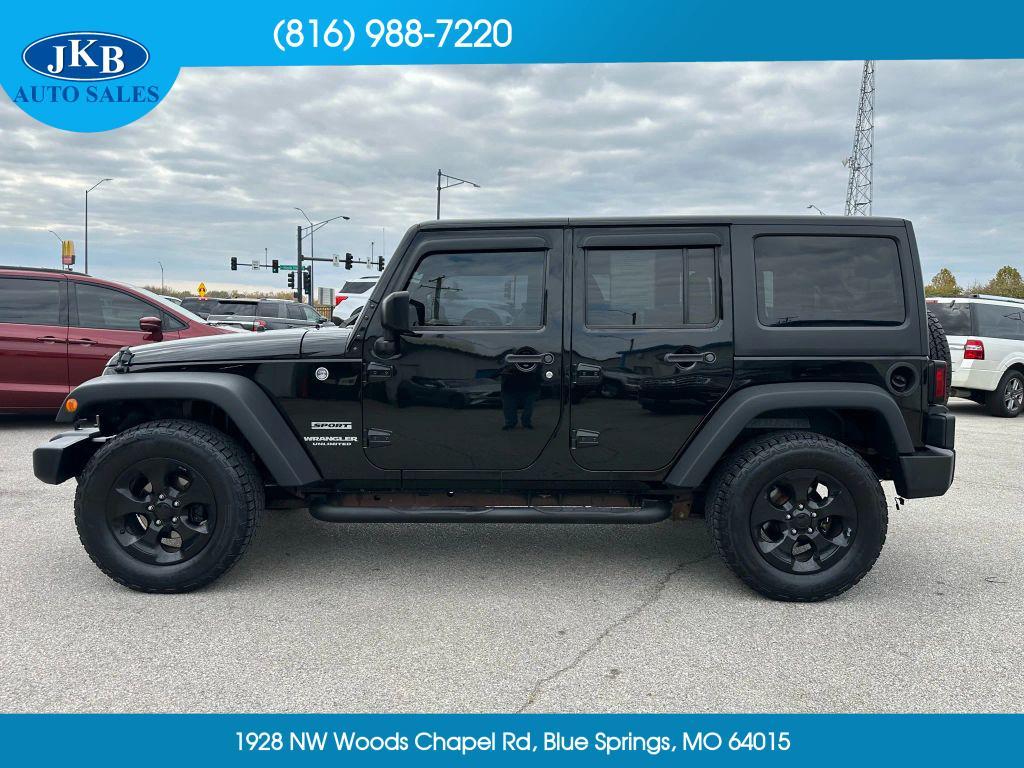 used 2016 Jeep Wrangler Unlimited car, priced at $18,692