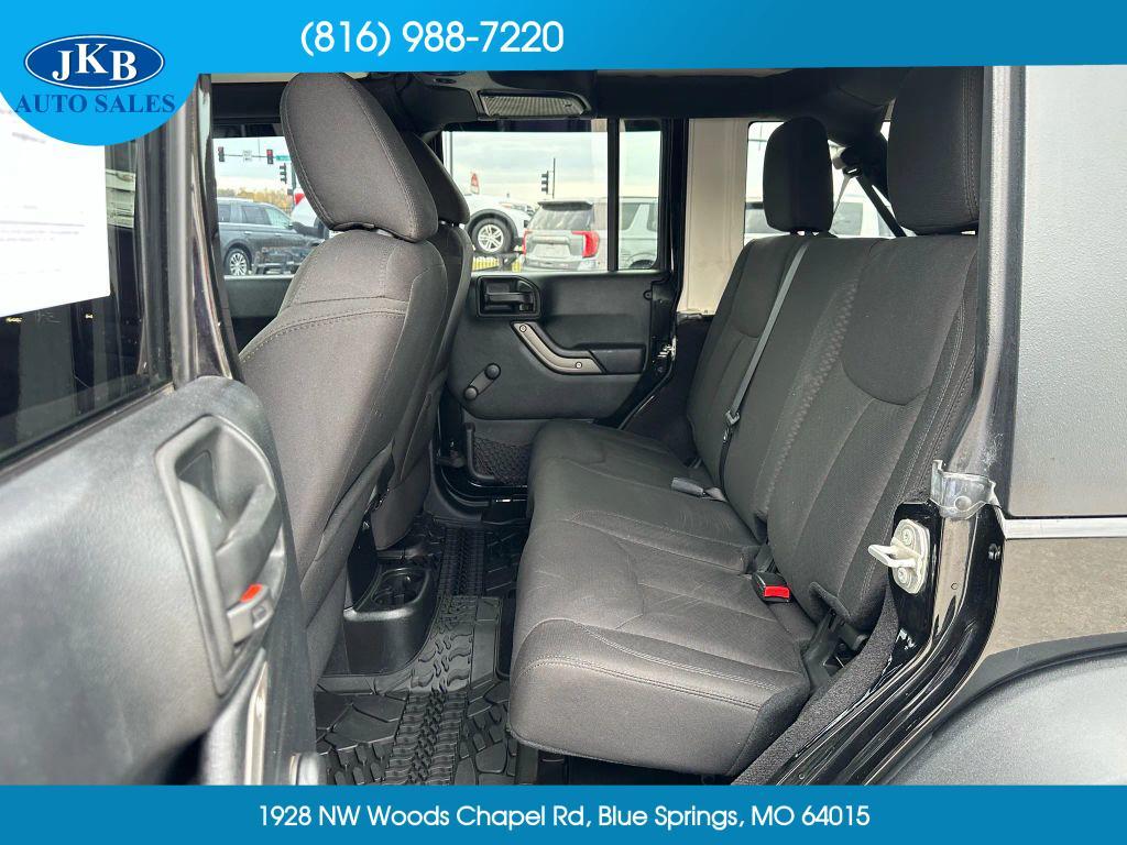 used 2016 Jeep Wrangler Unlimited car, priced at $18,692