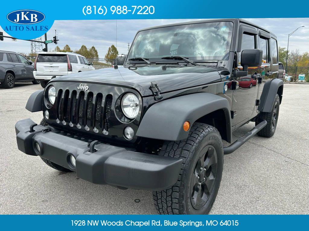 used 2016 Jeep Wrangler Unlimited car, priced at $18,692