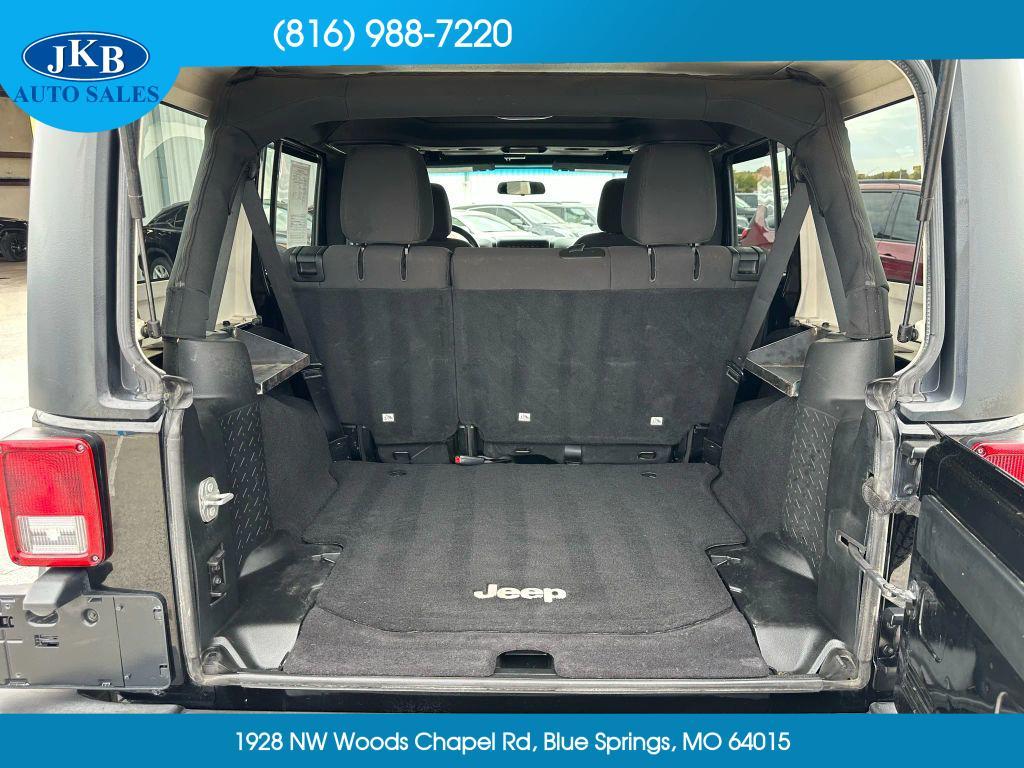 used 2016 Jeep Wrangler Unlimited car, priced at $18,692