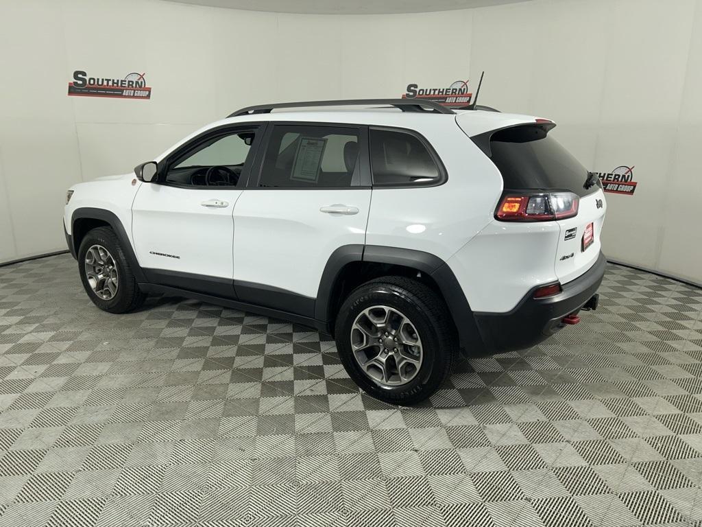 used 2021 Jeep Cherokee car, priced at $22,000